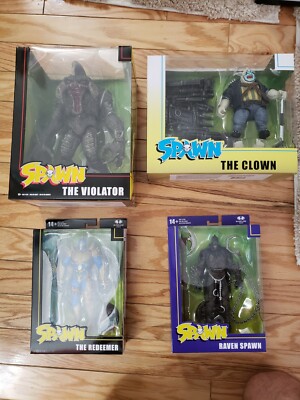SPAWN Deluxe Action Figures / Violator Clown Raven Spawn Redeemer McFarlane Toys
