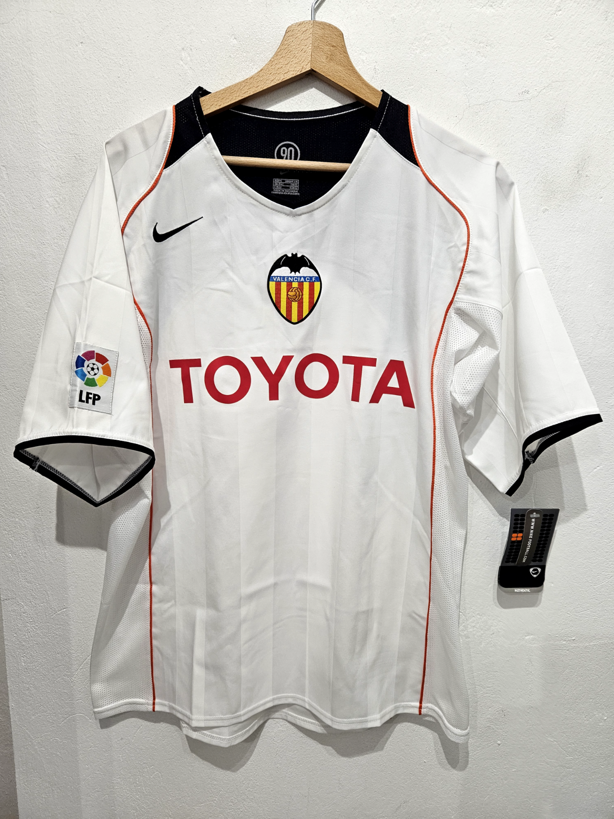 Nike Valencia バレンシア シャツ ホワイト ユニフォーム　Lサイズ Nike Valencia バレンシア シャツ ホワイト ユニフォーム L