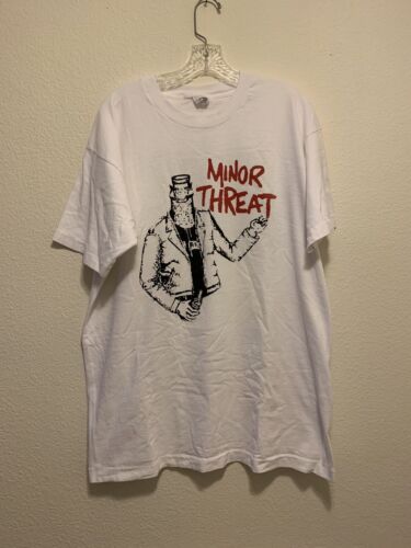 Vintage Minor Threat Shirt Single Stitch Punk Band Tee Size Vintage Minor Threat Shirt Single Stitch Punk Band Tee Size