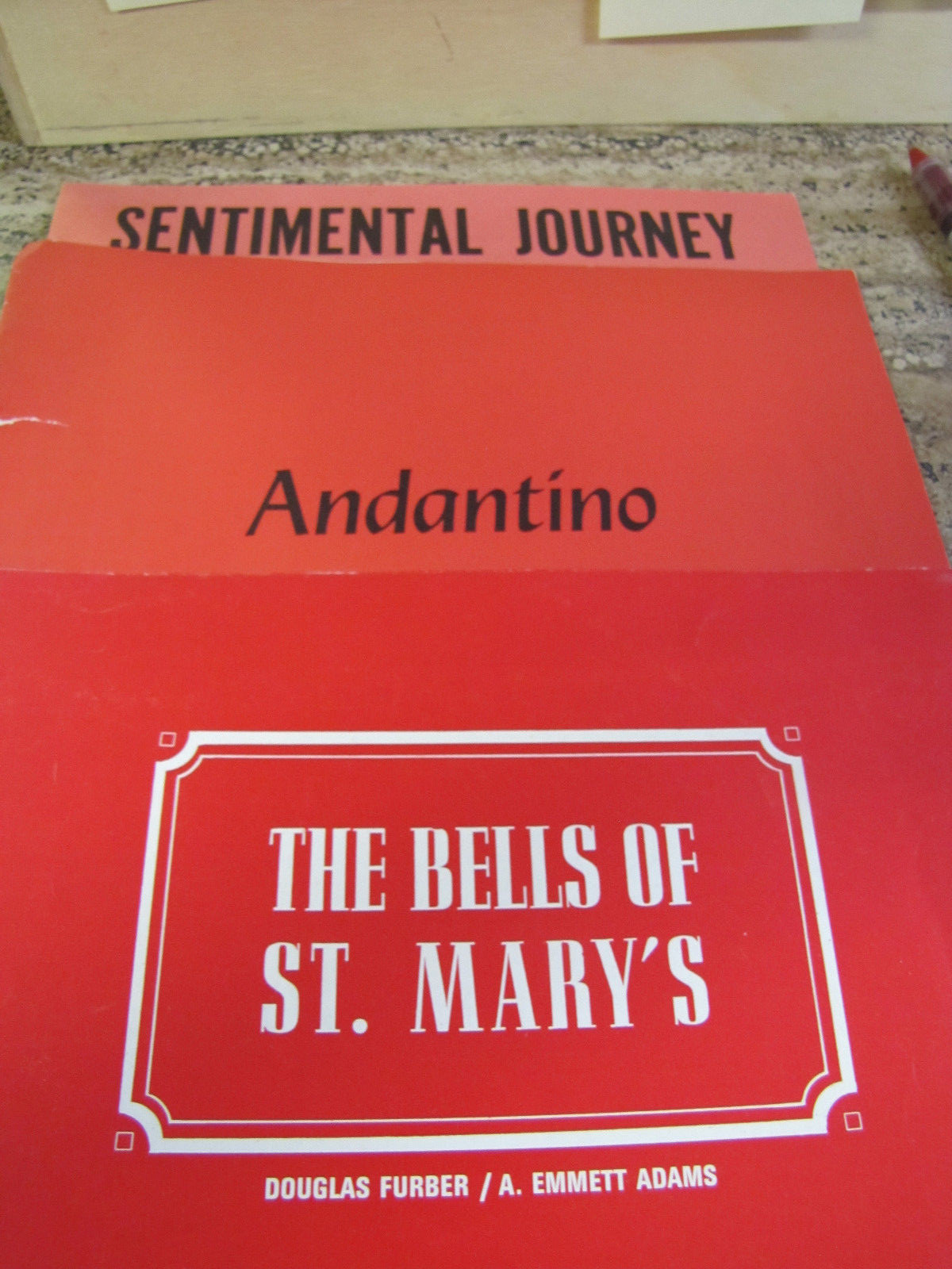 12 USED SHEETS OF WURLITZER HOBBY LESSON COURSE FOR PIANO SHEET MUSIC.