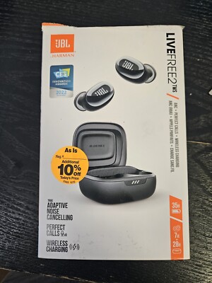 JBL - Live Free 2 True Wireless Headphones - Black