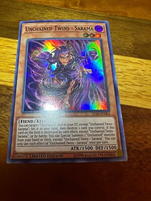 Unchained Twins - Sarama IGAS-ENSE4 Limited Edition Super Rare NM + BONUS