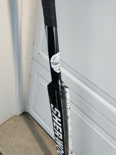 Ninety-nine fifty Sher-wood Goalie Stick Autographs Unknowned Signatures #7 #15