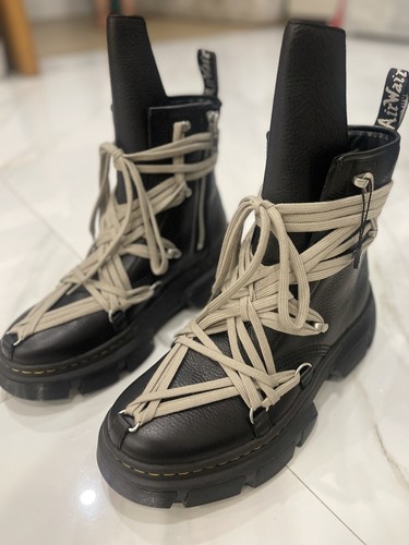 Rick Owens × Dr. Martens 1460 DMXL Mega Lace Boot Black