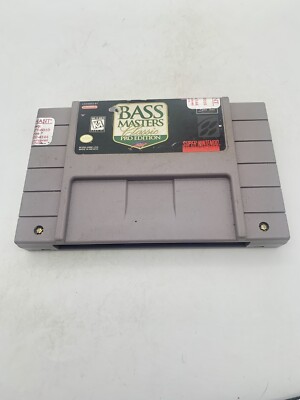 Bass Masters Classic Pro Edition SNES Game TESTED Super Nintendo 