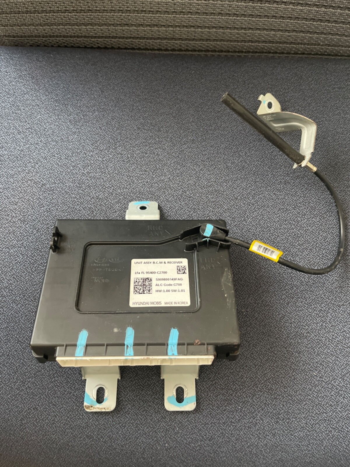 2018-2019 Hyundai Sonata Body Control Module (Bcm) ECU Ecm 95400