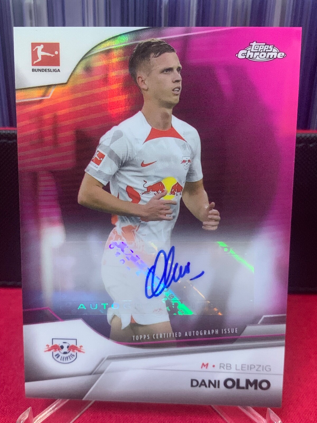 Topps DANI OLMO ダニ オルモ 直筆サイン Gold Lava ダニ・オルモ 直筆サインカード 2025 Topps バルセロナ スペイン