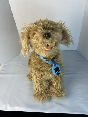 SkyRocket Moji the Lovable Labradoodle Interactive Dog *works* EUC