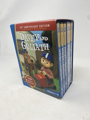 Davey and Goliath - 50th Anniversary Edition (DVD Set) Volumes 1-6 HALF NEW