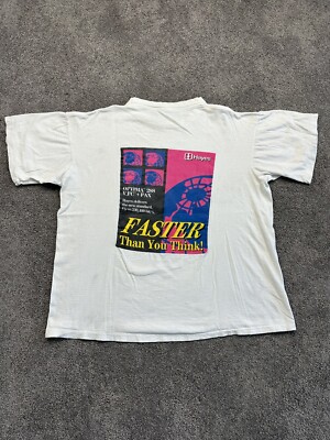Hayes Optima 288 Business Modem Voice Data Fax 90s T Shirt XL