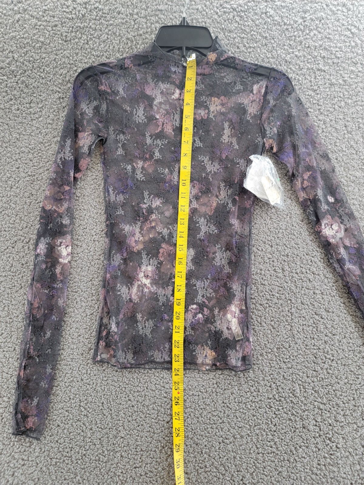 Free People Printed Lady Lux Layering Top Women's XS Night Sky Combo Pullover - Picture 7 of 15