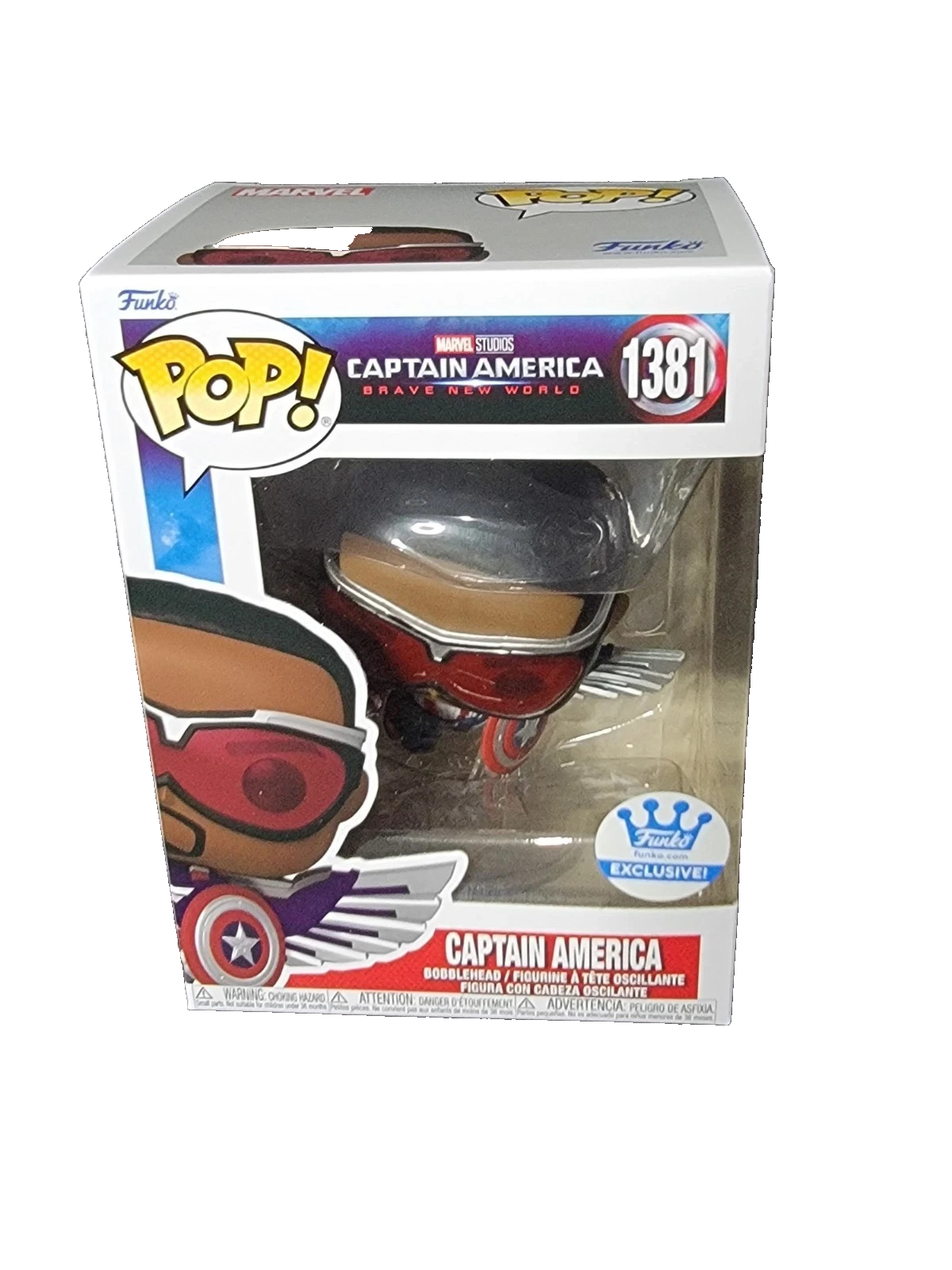 Funko Pop! Vinyl: Marvel - Captain America - Funko (Exclusive) #1381