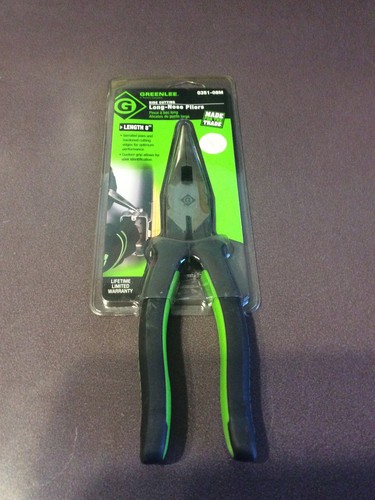 Greenlee 8” Side Cutting Long Nose Pliers # 0351-08M | eBay Greenlee 8” Side Cutting Long Nose Pliers # 0351-08M | eBay