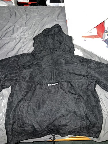 Supreme Floral Tapestry Anorak Black M