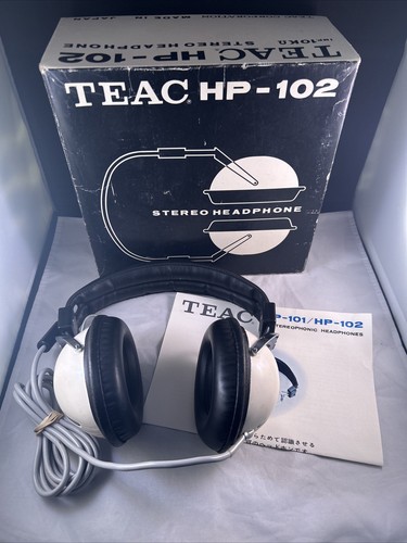 【値下げしました】TEAC HP-80　有線ヘッドフォン　ビンテージ 値下げしました】TEAC HP-80 有線ヘッドフォン ビンテージ