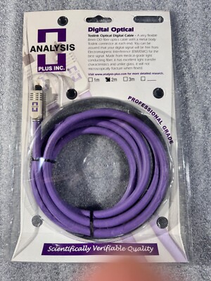 Analysis Plus Optical Digital Toslink Cable 2.0M - New