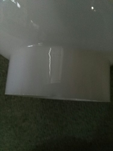 Vintage White Glass Ruffled Top Hurricane Lamp Oil Lamp Chimney Globe