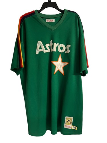 mitchell&ness Astros ユニフォーム 48(XL) Men's Houston Astros Jeff Bagwell Mitchell & Ness Navy