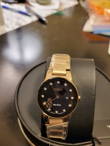 Citizen Eco-Drive Mickey Mouse Women's Diamond Accent Watch