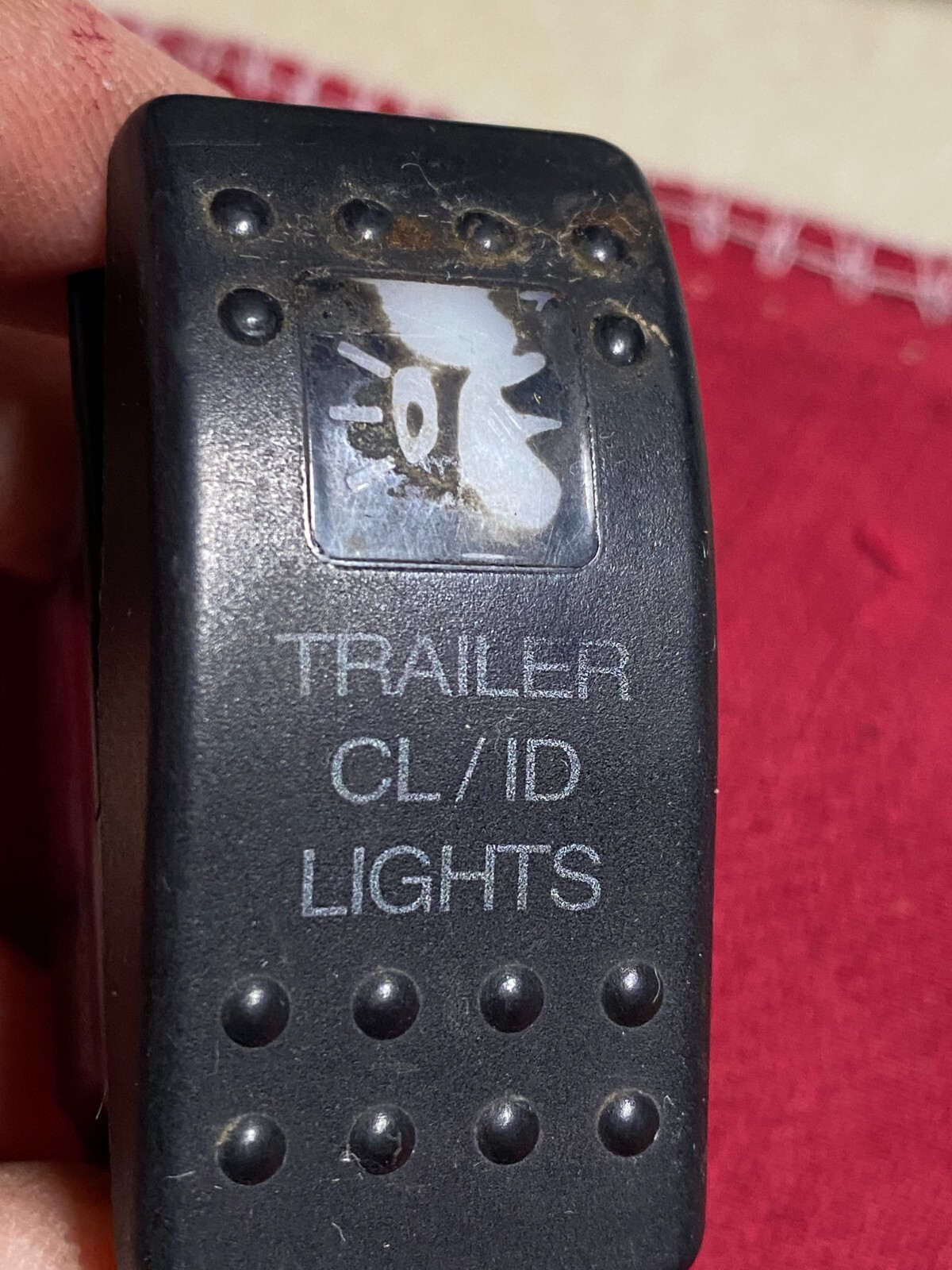 WESTERN STAR OEM ROCKER SWITCH 9802 CARLING TECH trailer CL