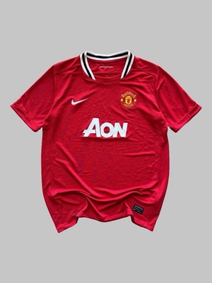 MANCHESTER UNITED 2010/2012 FOOTBALL SHIRT JERSEY HOME NIKE ORIGINAL KIDS XL