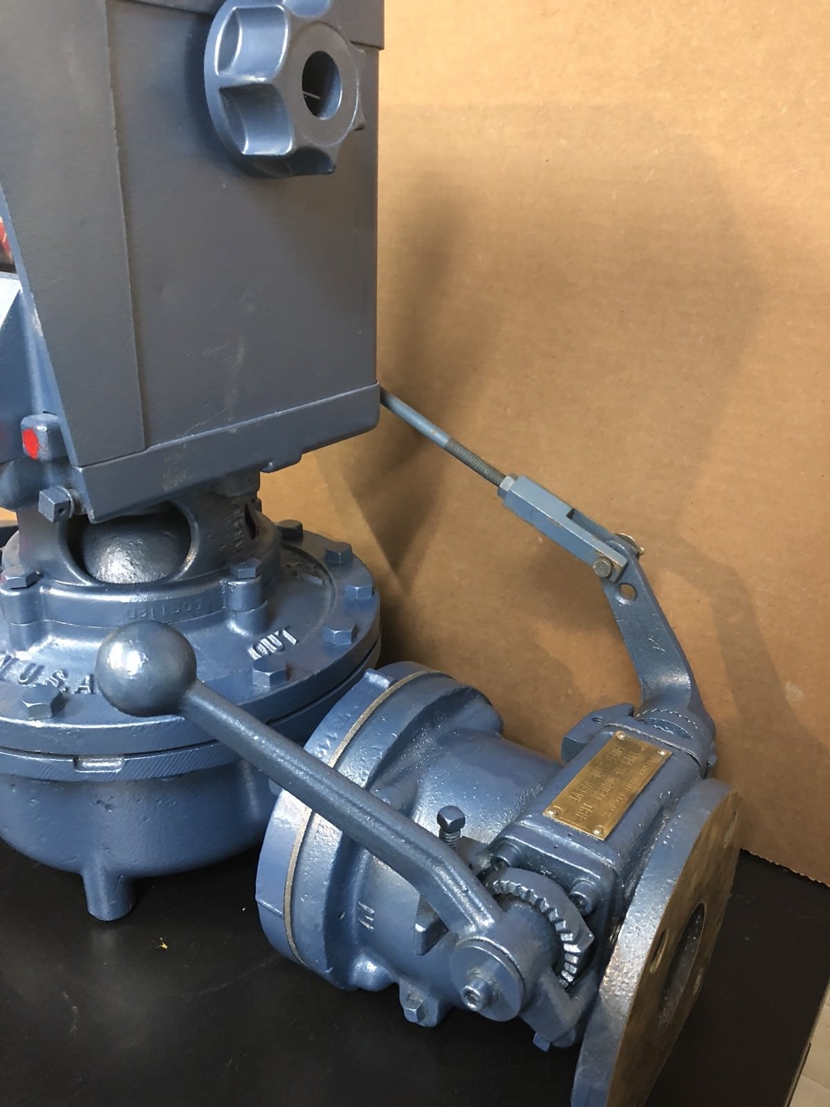 1-1/2'' Neptune Flow meter W/ Register Valve Seal coat water Oil Gas Fuel Brass