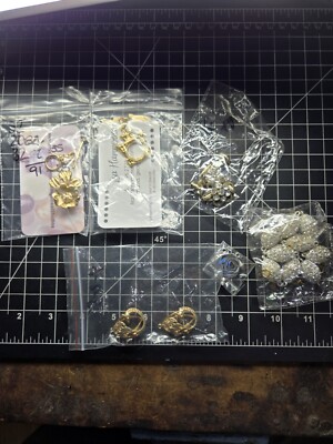 fancy findings beading bead clasps connectors rhinestone jewelry making wire