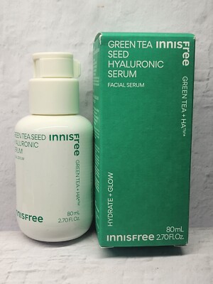 innisfree Green Tea Hyaluronic Acid Hydrating Serum 80 ml  2.71 oz - New