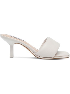 

STEVE MADDEN Женские босоножки без шнуровки на каблуке с эффектным мыском цвета слоновой кости, 8 м, Цвет слоновой кости, SNAZ03S1