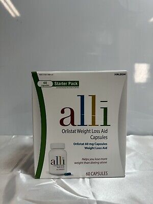 Alli Orlistat Weight Loss Aid Capsules 60mg 60 Capsules Exp