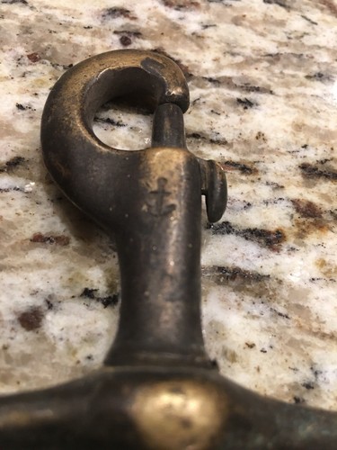 Vintage Brass Bronze Marine Nautical Boat Swivel Snap Clips/ Navy
