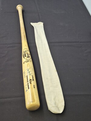 DON BAYLOR GAME ISSUED BAT, SIGNED, DATED 5-21-86, *INSCRIBED MVP 1979* 