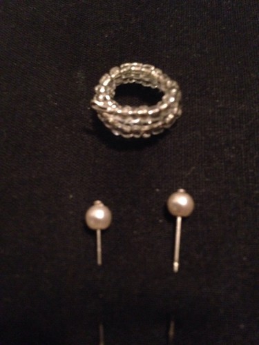 Solo In The Spotlight Crystal Snake Bracelet & Earrings Made For Vintage Barbie