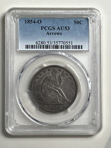 コレクション 1854-O Seated Liberty Half Dollar 1854 O Seated Liberty Half Dollar Coin Value Prices, Photos