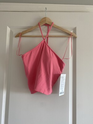 Lululemon Align T-Strap Tank Crop SAKP Pink Size 6 New