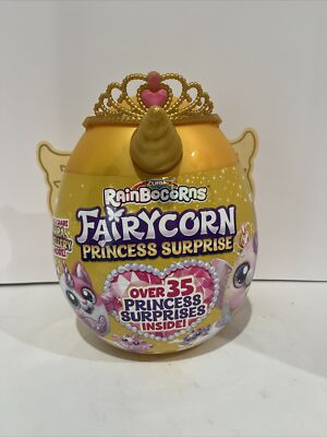 Rainbocorns Fairycorn Princess Surprise by ZURU- Golf  crown/Gold wings