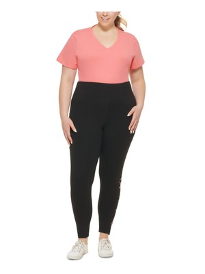 

Черные женские узкие леггинсы с логотипом CALVIN KLEIN PERFORMANCE Plus, Черный, PF2X6683
