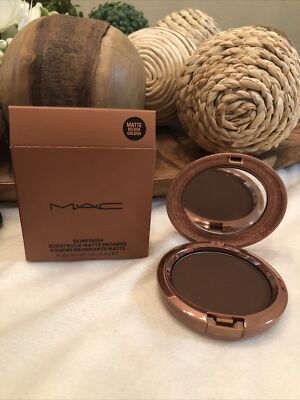 MAC SKINFINISH SUNSTRUCK Matte Bronzer RICHER GOLDEN Authentic New In Box