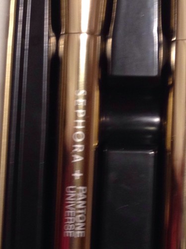 NEW SEPHORA + PANTONE UNIVERSE FAUX CASHMERE BRUSH SET SHIMMERING METALLICS BNIB