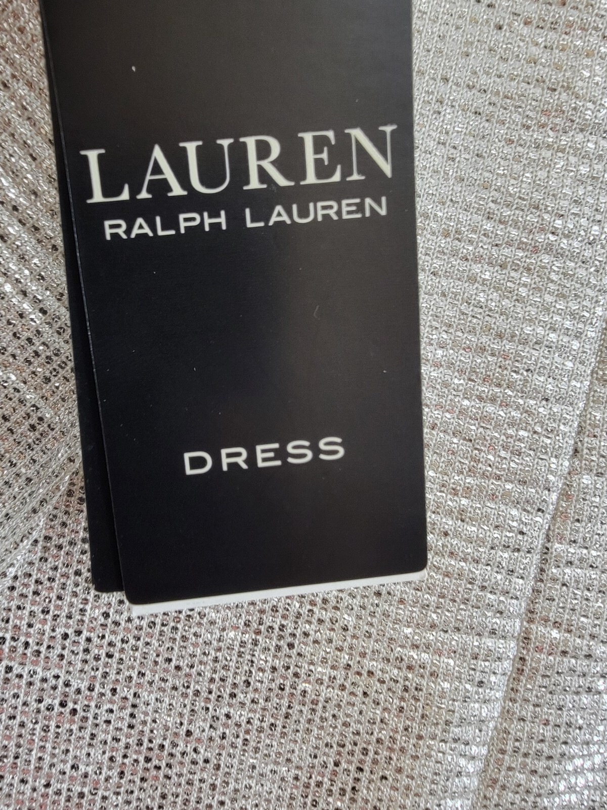 Lauren Ralph Lauren Twist-Front Cape-Overlay Gown Women's 8 Winter Cream V-Neck - Picture 17 of 18