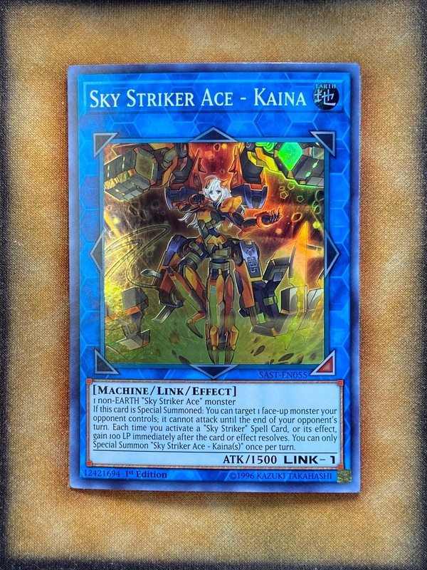 Yugioh Sky Striker Ace - Kaina SAST-EN055 Super Rare 1st Ed NM | eBay