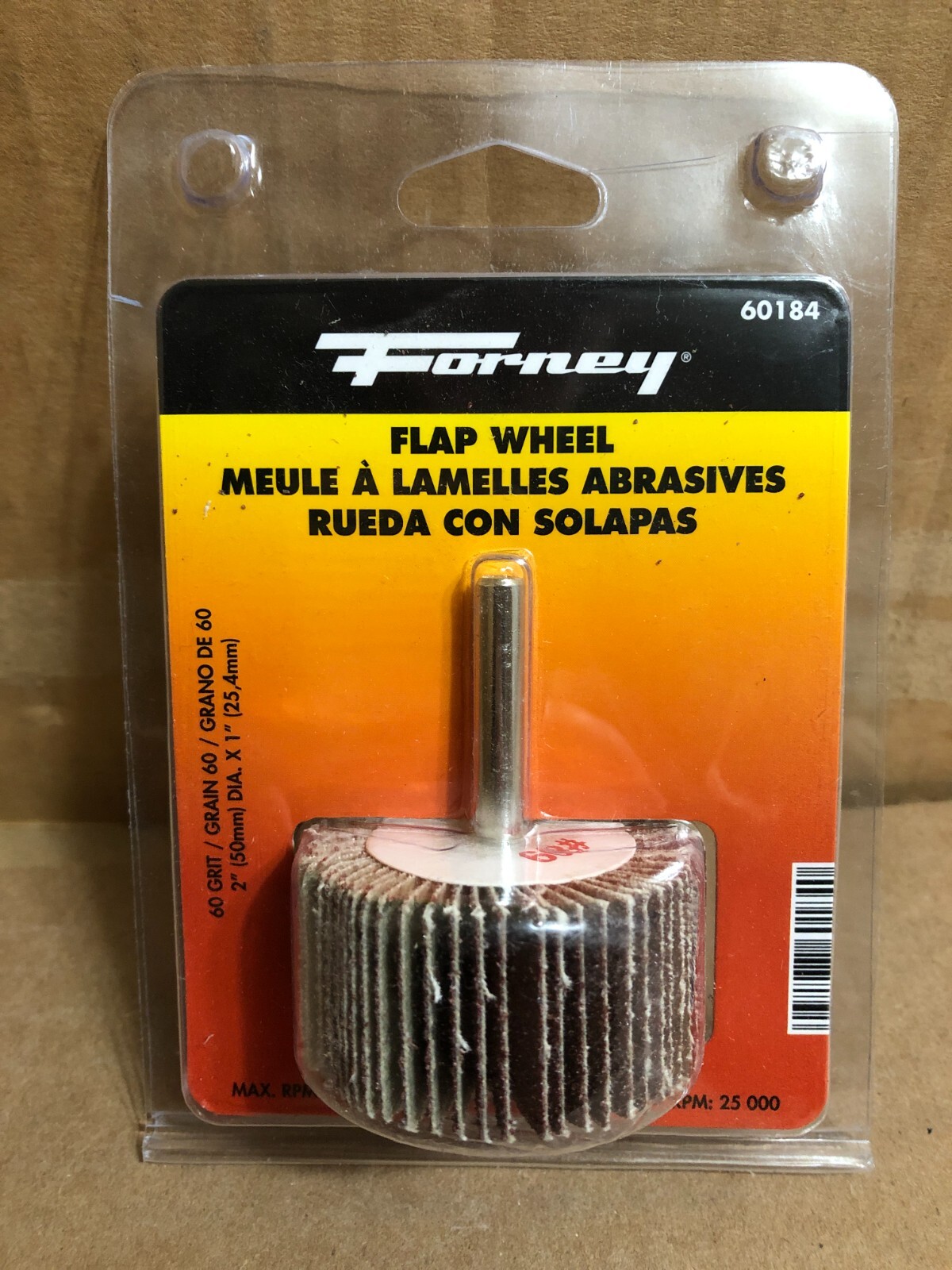 epa Mickey T“GRY” Forney Industries Inc. 60184 Flap Wheel, 1/4