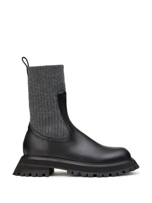 

LAFAYETTE 148 NEW YORK Женские Черные Кожаные Ботинки Clarence Toe Block Heel, Черный, LF-0811