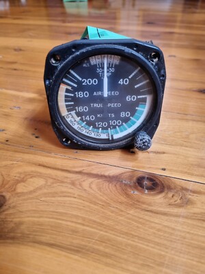 United Instruments Air Speed Indicator (PN:8125) *SERVICABLE* *GREEN TAGGED*