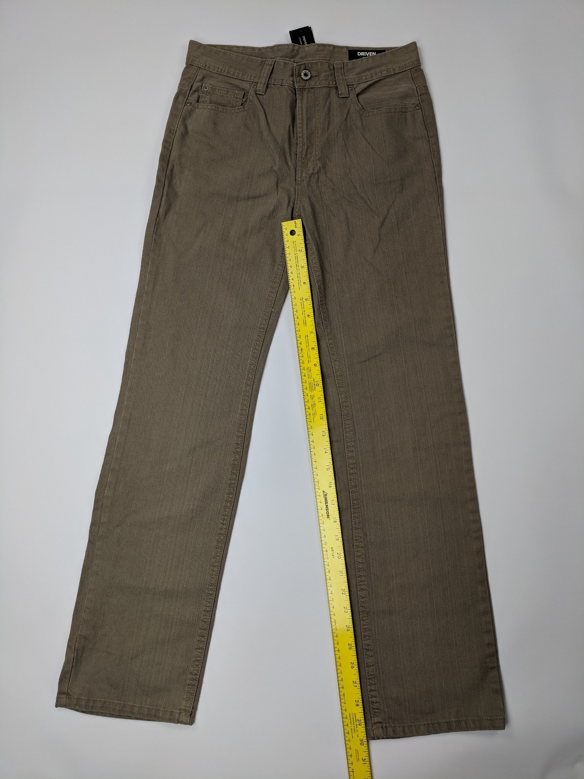Buffalo David Bitton Driven Straight Leg Chino Boys Pants BUSYB2202 Size 16