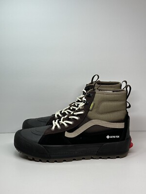 Vans Sk8-Hi Gore-Tex MTE-3 Brown Black Waterproof Boots VN0A4BVRY49 Men's 9.5