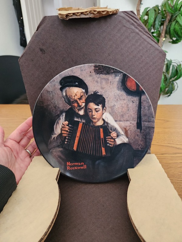 Rare Limited The Music Maker by Norman Rockwell Knowles Collectors