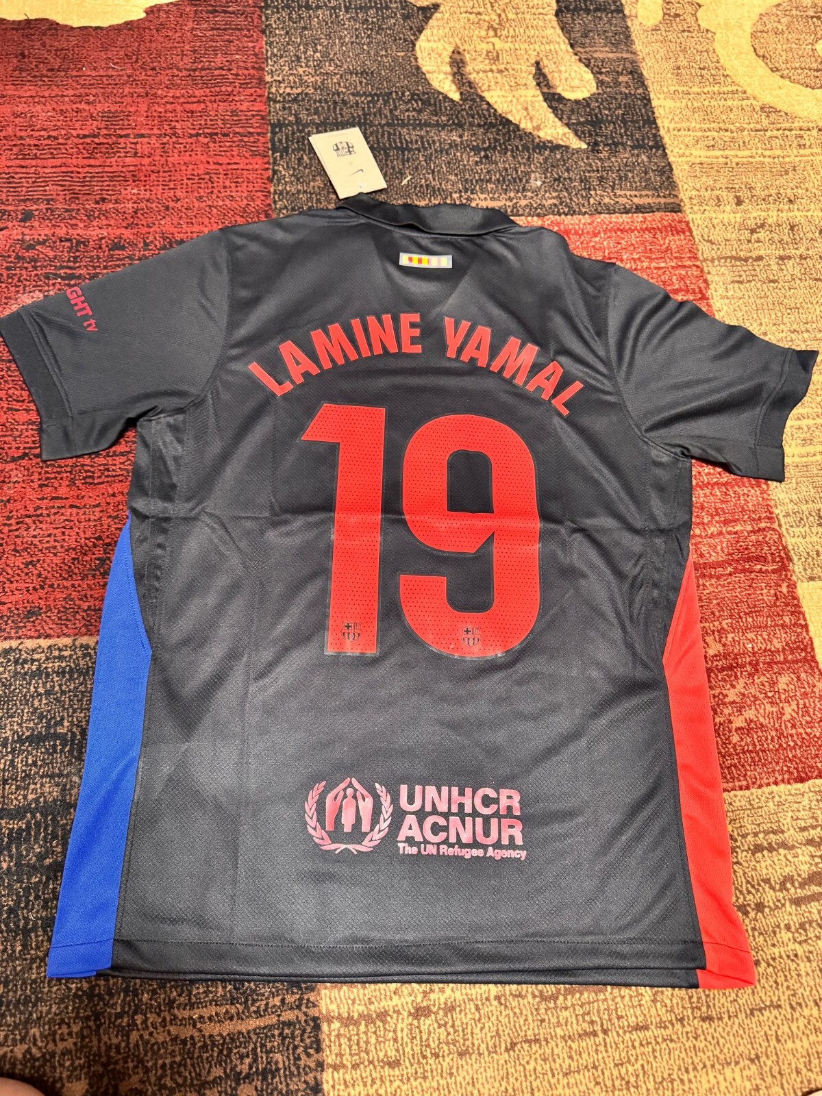 Authentic Lamine Yamal #19 FC Barcelona 24/25 Away Nike