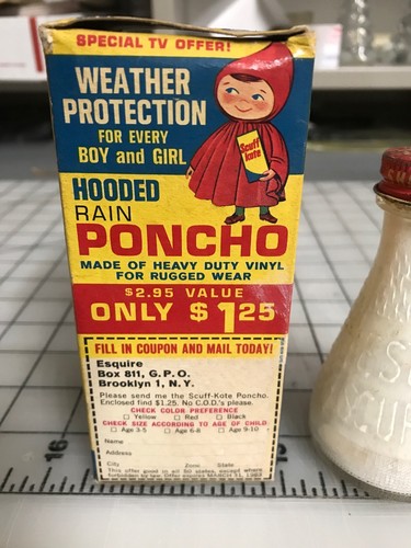 Vintage Esquire Scuff-Kote Shoe Polish In Box~Super White