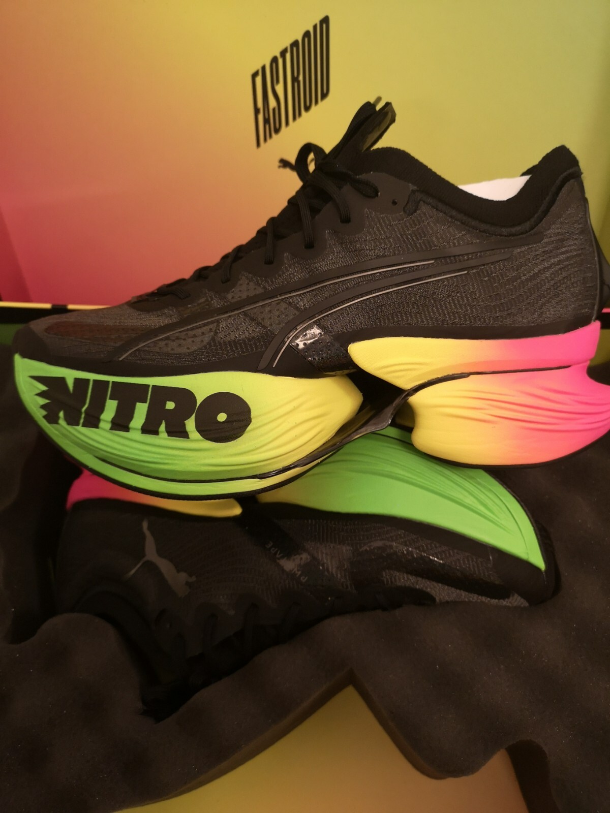 Pre-owned Puma Fastroid Sneakers In Multicolor